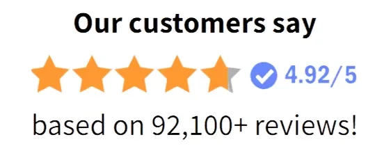 ViriMax 5 Star Rating — 4.9 out of 5 stars